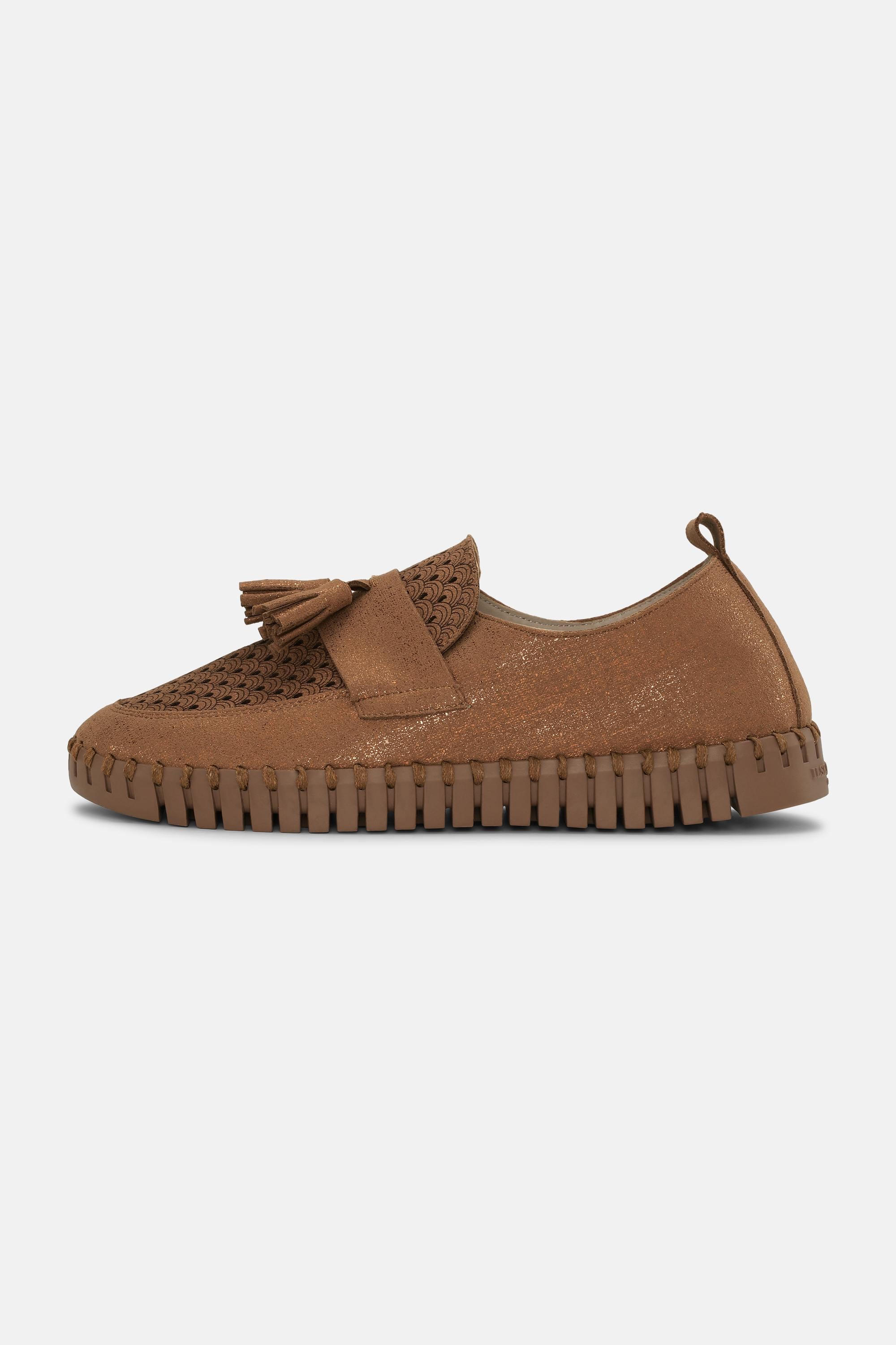 Tulip Loafer Tassel - Nougat Tannin